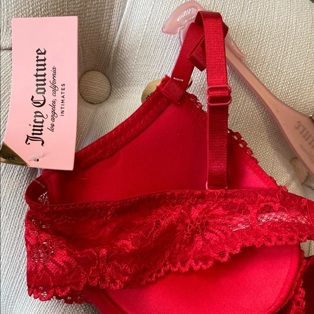 Juicy Couture Red Push-Up Bra - Picture 5 of 7